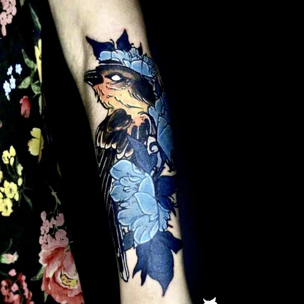 Neo Traditional tattoo by Lina Boyts in Самара