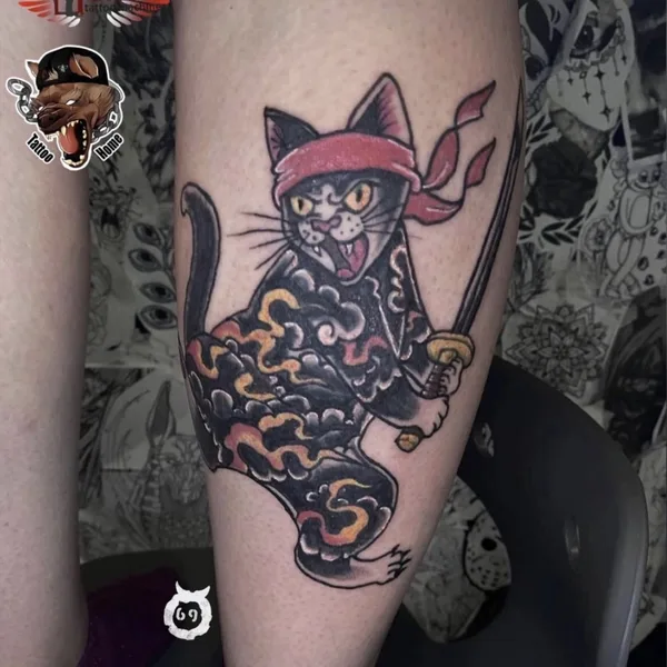 Neo Traditional tattoo by Lina Boyts in Самара