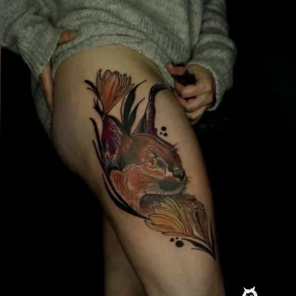 Neo Traditional tattoo by Lina Boyts in Самара