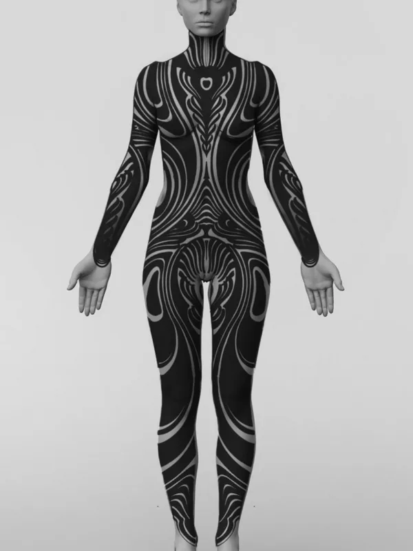 black blackwork татуировка на full body #77308 | Тату мастер Vladimir Salamatov