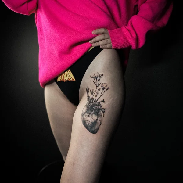 Сюрреализм tattoo by VALENTINA TISHE in Москва