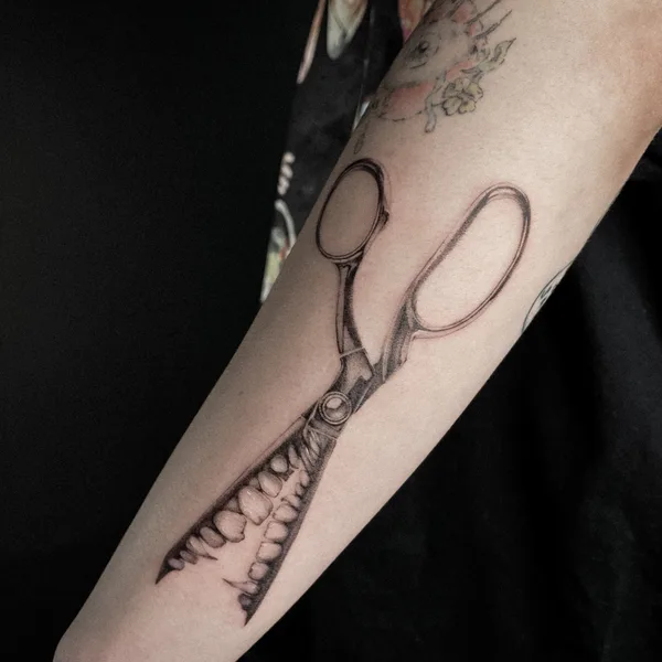 Сюрреализм tattoo by VALENTINA TISHE in Москва