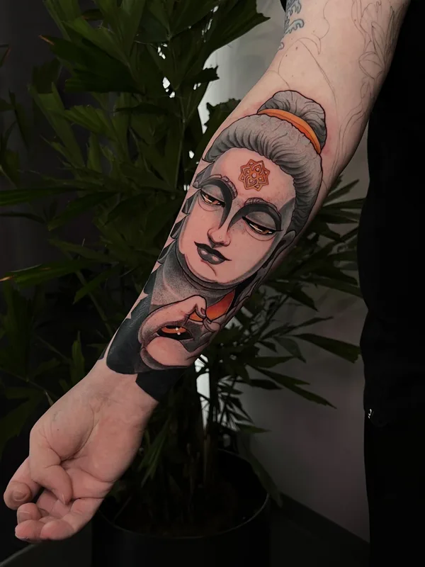 color illustrative tatuaje en forearm #77575 | Tatuador Илья Сотов