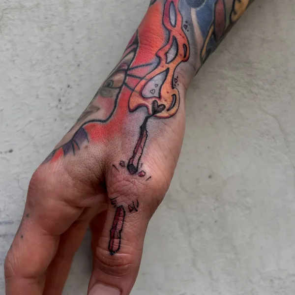 Color tattoo by Илья Сотов in Köln