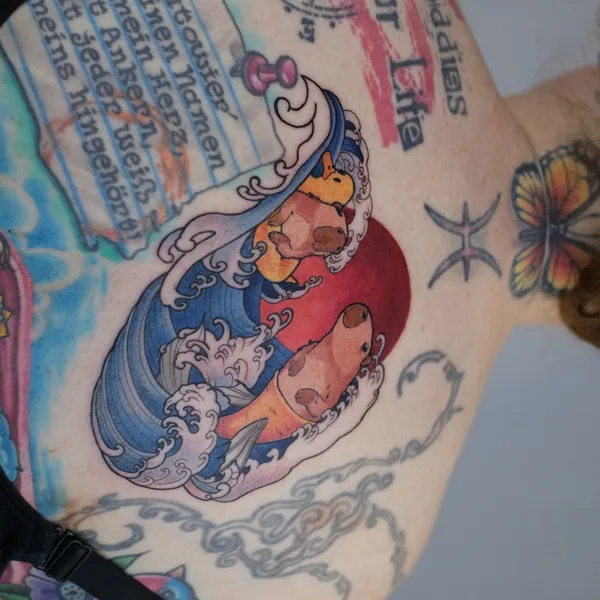 Color tattoo by Илья Сотов in Köln