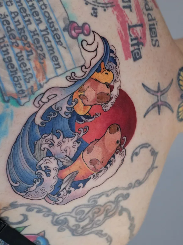 color japanese tatuaje en shoulder #77583 | Tatuador Илья Сотов