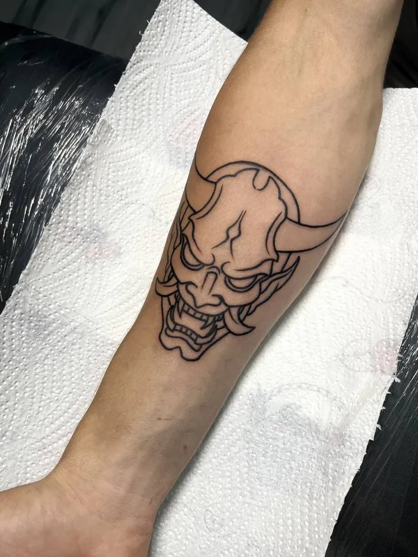 black japanese татуировка на forearm #77626 | Тату мастер Александр Смирнов