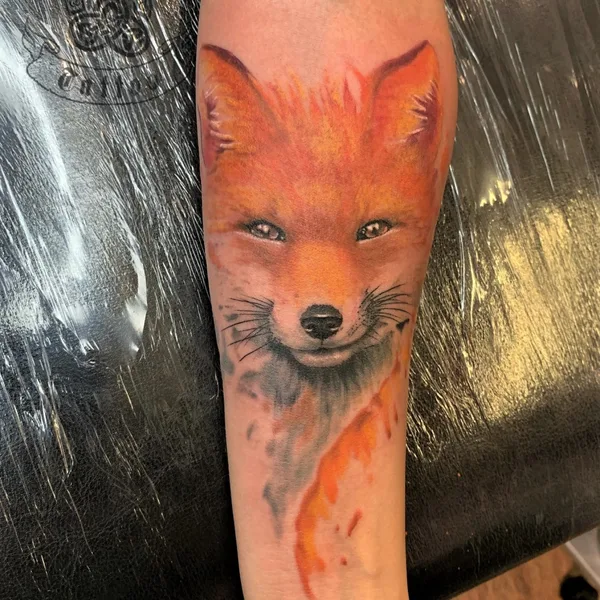 Graphic tattoo by Владимир Волк in Можайск