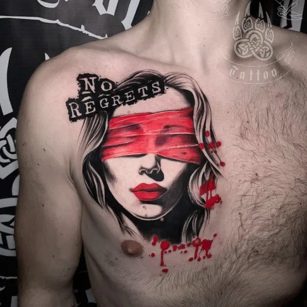 Graphic tattoo by Владимир Волк in Можайск