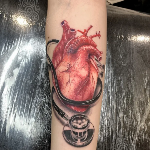 Graphic tattoo by Владимир Волк in Можайск