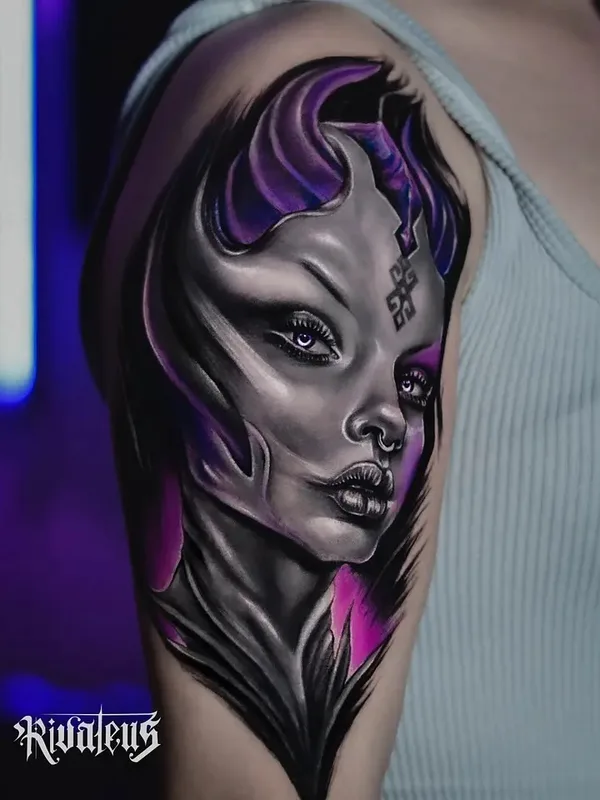 color realism татуировка на upper arm #77697 | Тату мастер Tugce Soylu