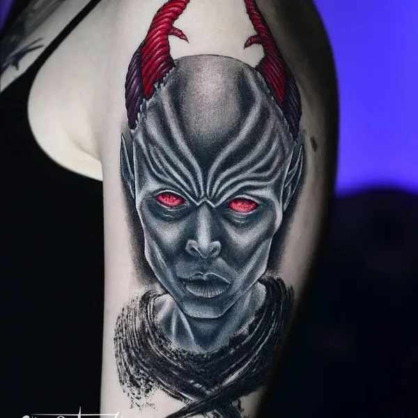 Surrealism tattoo by Tugce Soylu in İzmir