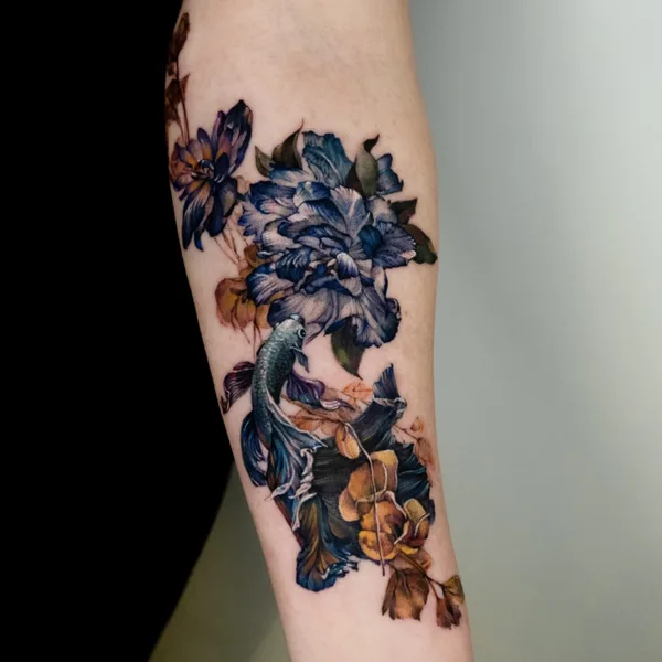 Feminine tattoo by Chou / Daye in Vancouver