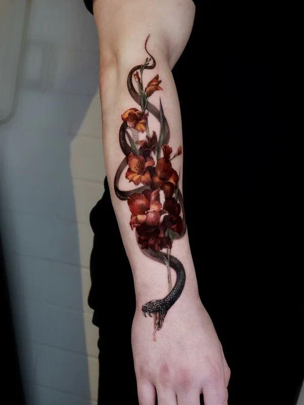 Feminine tattoo by Chou / Daye in Vancouver