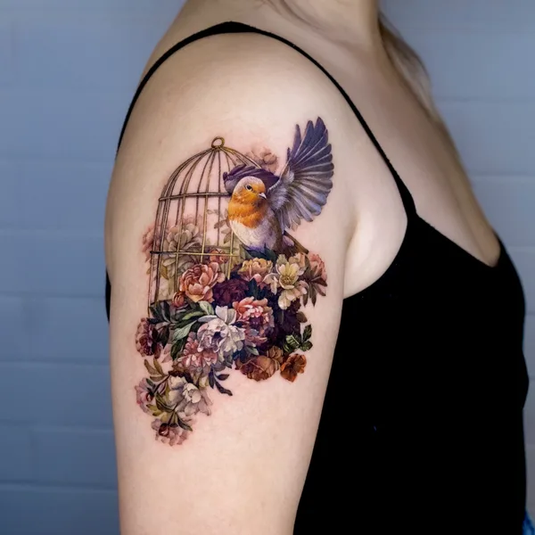 Feminine tattoo by Chou / Daye in Vancouver