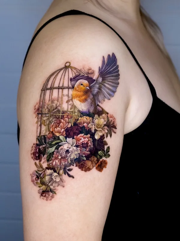 Feminine tattoo by Chou / Daye in Vancouver