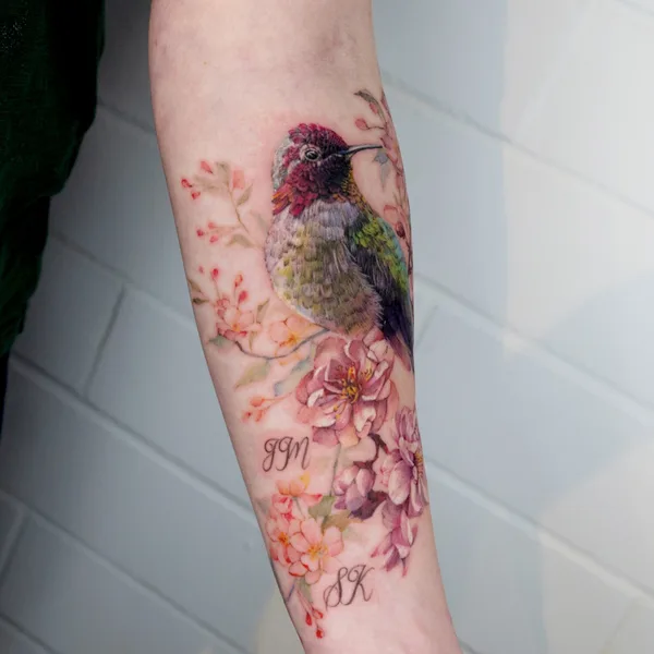 Feminine tattoo by Chou / Daye in Vancouver