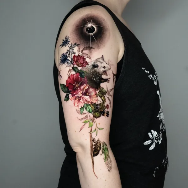 Feminine tattoo by Chou / Daye in Vancouver