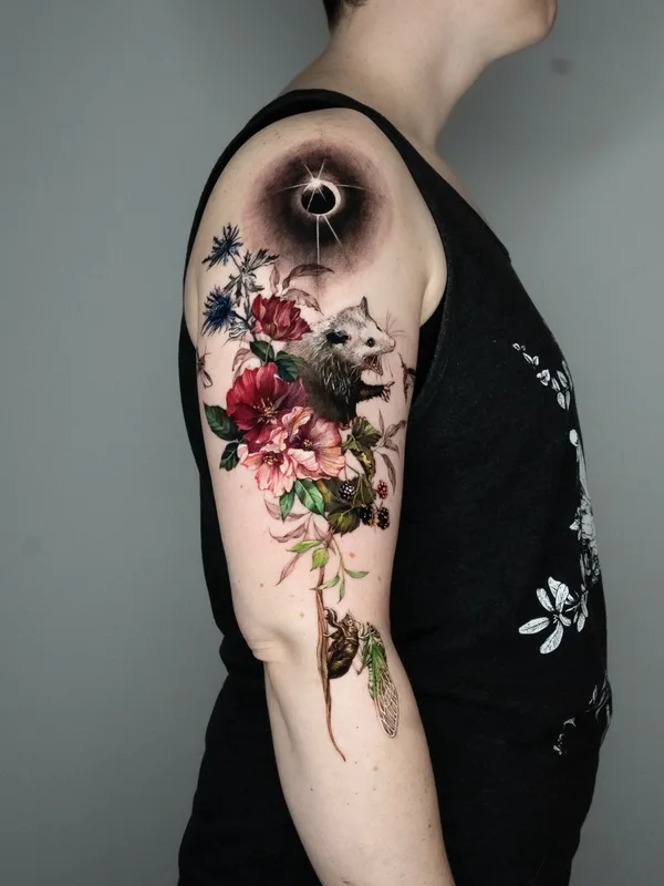 Feminine tattoo by Chou / Daye in Vancouver