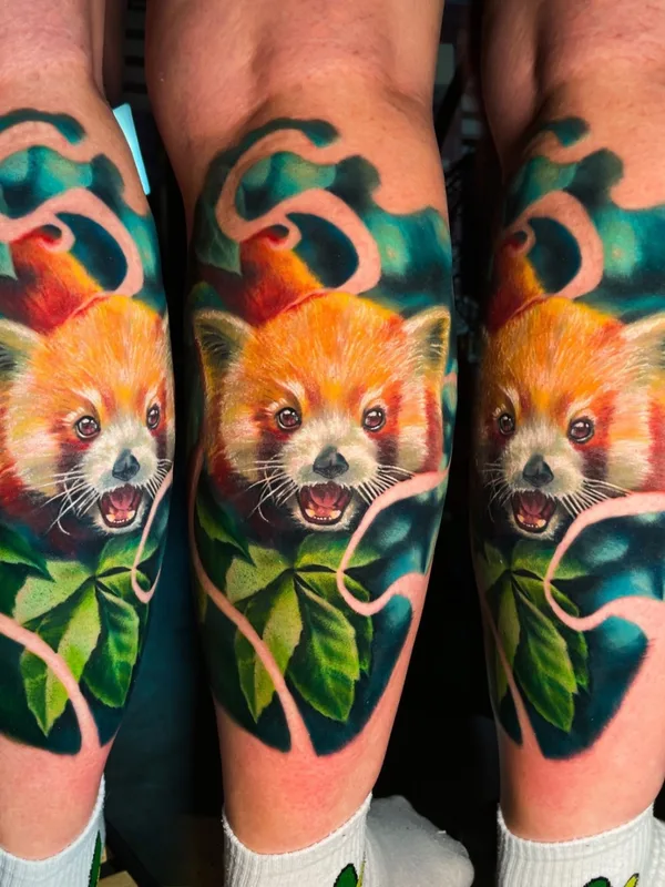 color realism tatouage sur calf #77843 | Artiste tatoueur Владислав Филимонов 