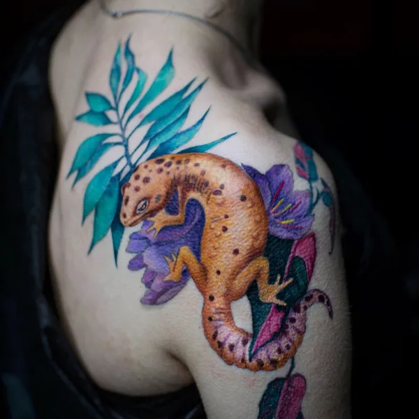 Botanical tattoo by Алиса Третьякова in Saint Petersburg