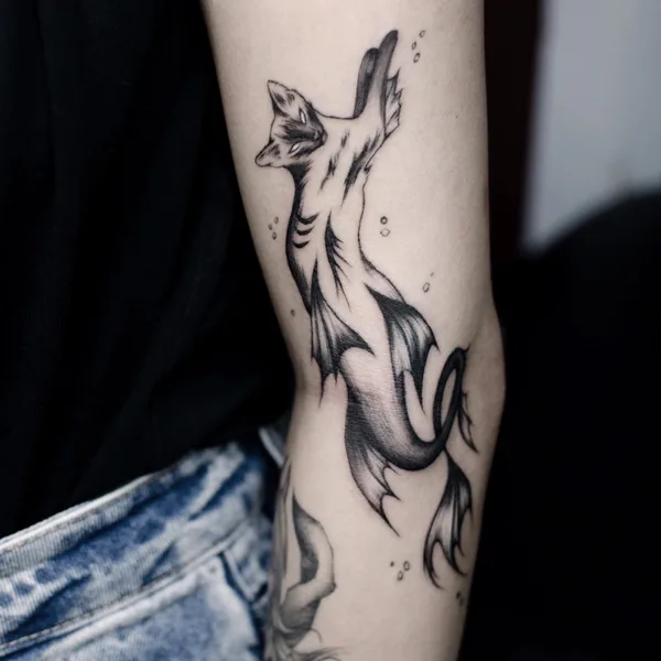 Botanical tattoo by Алиса Третьякова in Saint Petersburg