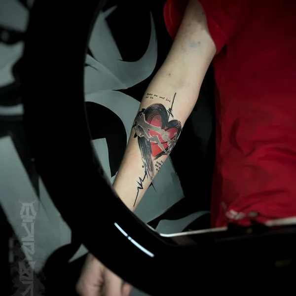 Anime tattoo by Иван Фурман in Тамбов