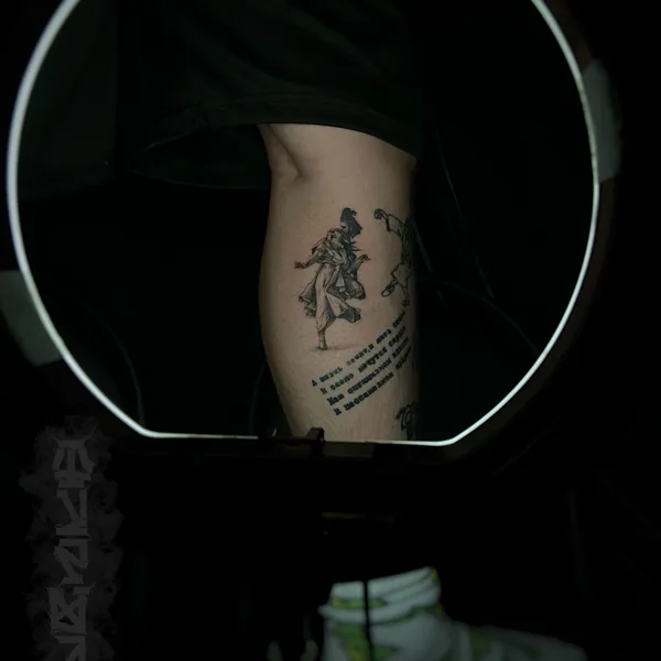 Anime tattoo by Иван Фурман in Тамбов