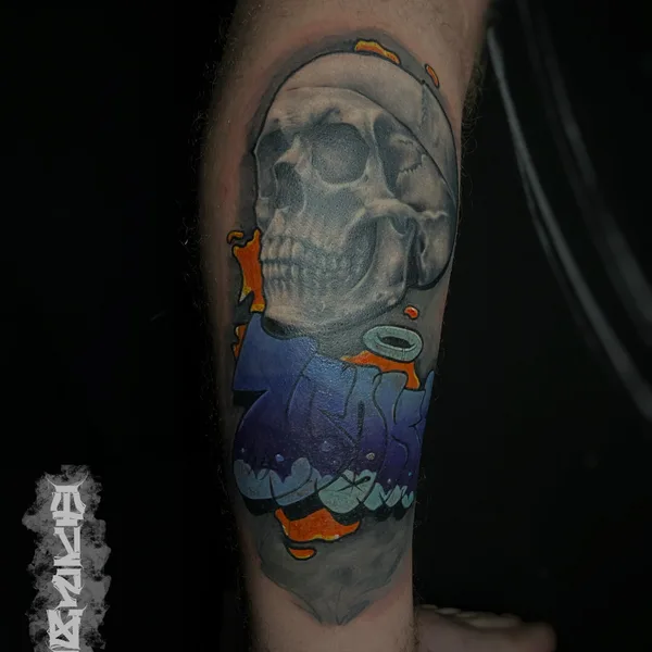 Anime tattoo by Иван Фурман in Тамбов