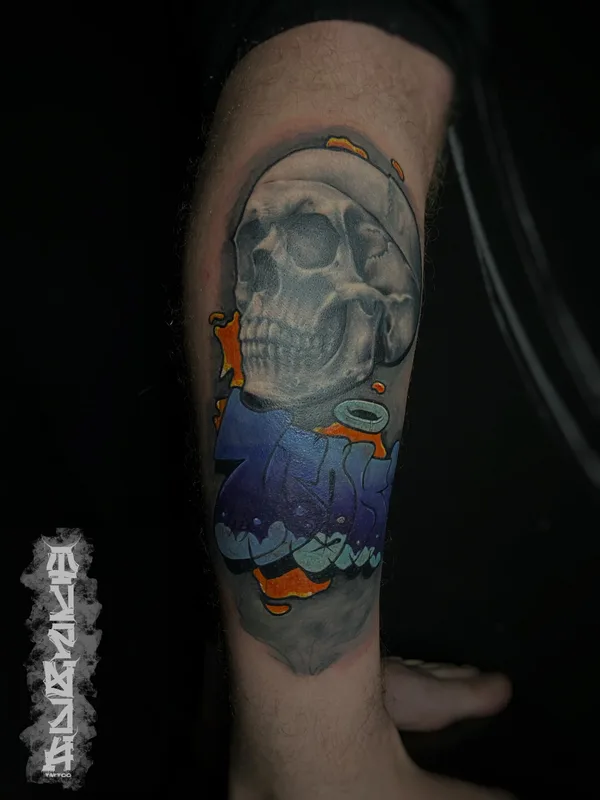 color black and grey tatuaje en forearm #77878 | Tatuador Иван Фурман
