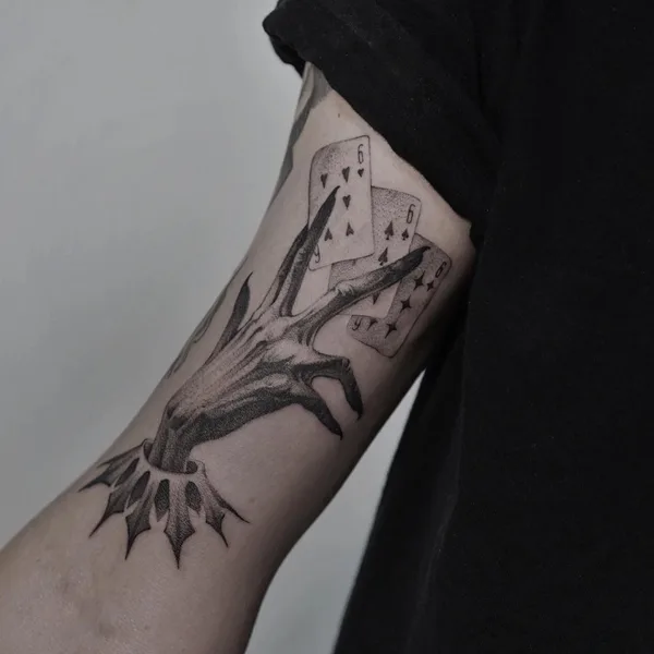whipshading tattoo by Митя Собаков in Тамбов