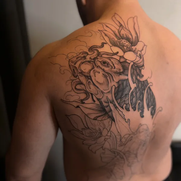 Tattoo tattoo by Нина Волошкина in Moscow