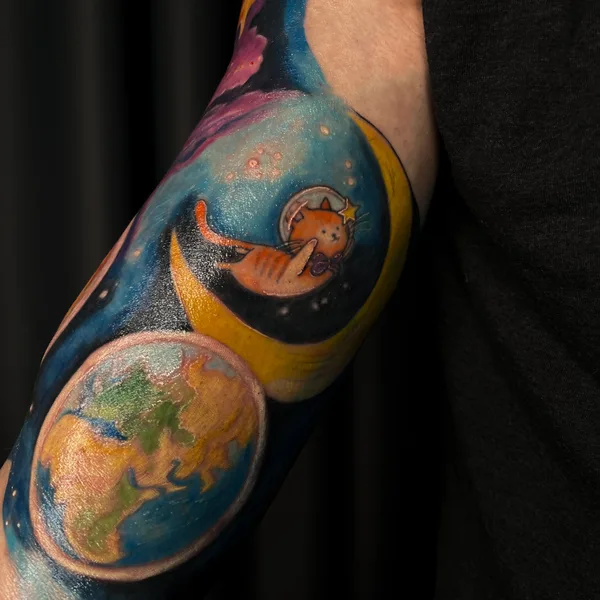 Tattoo tattoo by Нина Волошкина in Moscow