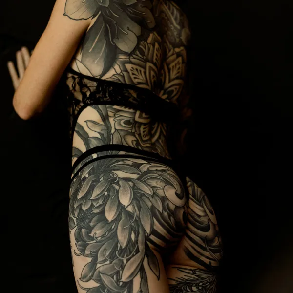 Traditional tattoo by Харчилава Тимур in Ставрополь