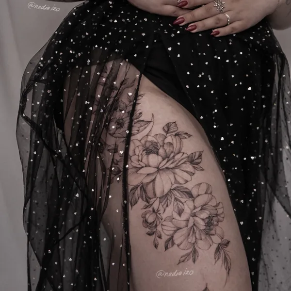 Ботаника tattoo by Nadia Izo in Москва