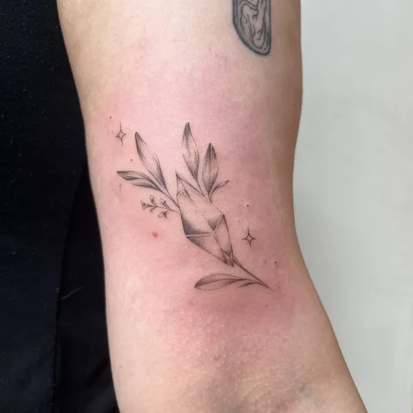 Dotwork tattoo by Colette Galantay in Den Haag