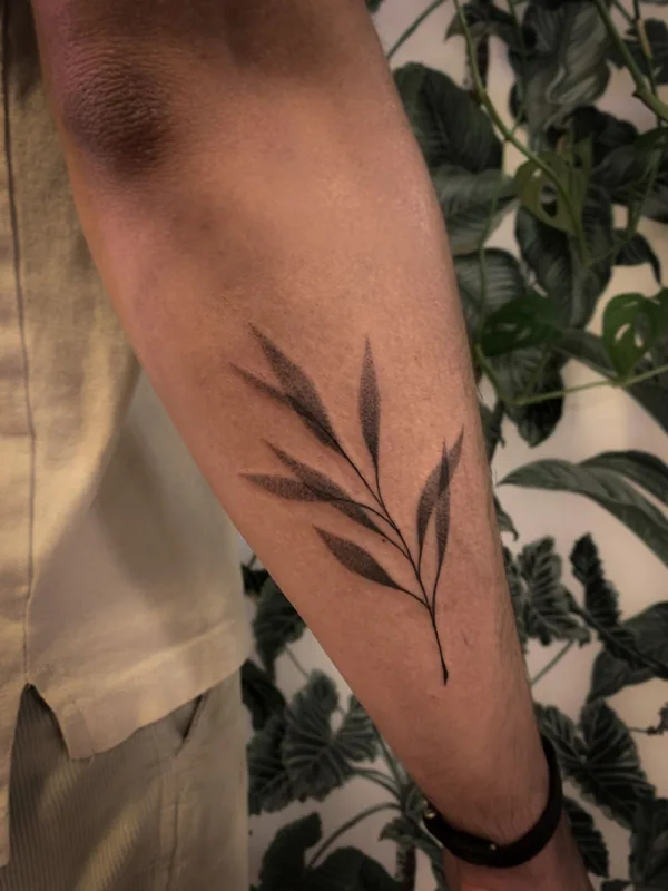 black and grey fineline татуировка на forearm #78158 | Тату мастер Emma More