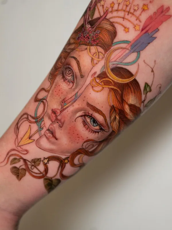 Author's Style tattoo by Maiza in London
