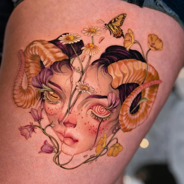 Author's Style tattoo by Maiza in London