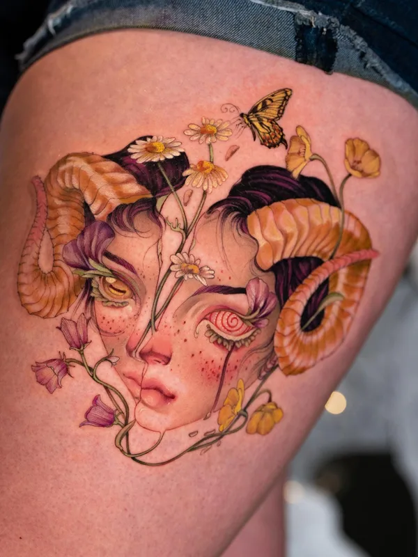 Author's Style tattoo by Maiza in London
