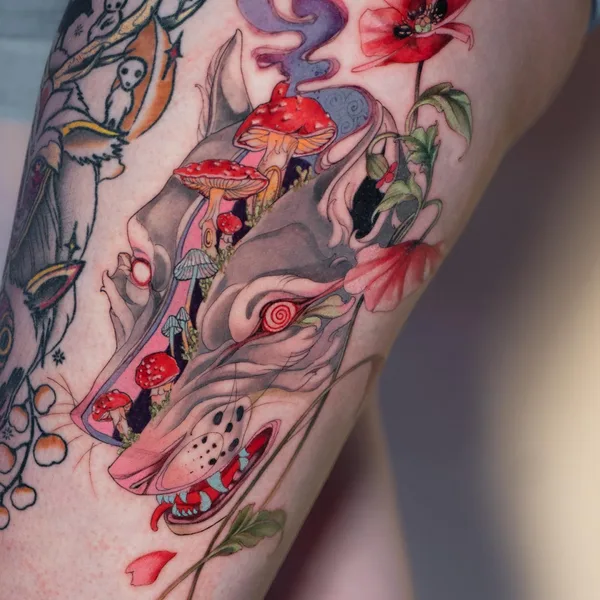 Author's Style tattoo by Maiza in London