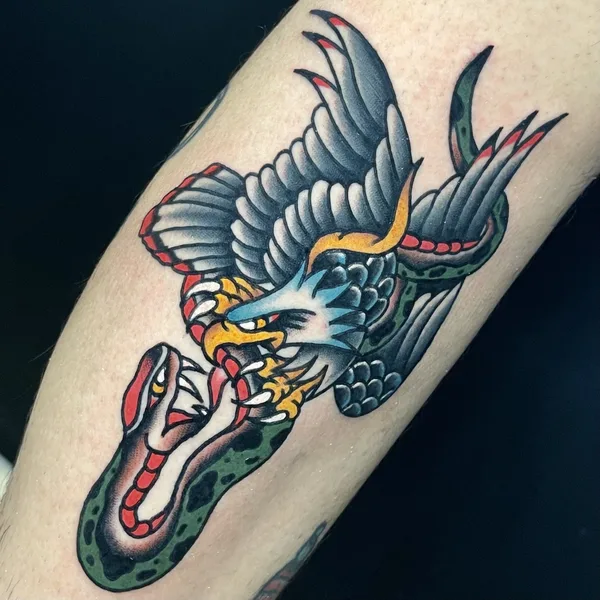 Old School tattoo by Ducky in Seoul
