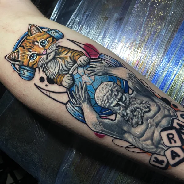 Color tattoo by Александр Столяров in Нижний Новгород