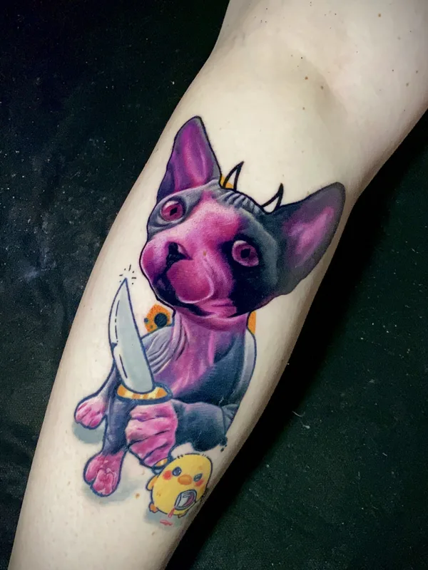 color illustrative Tatuagem em forearm #78286 | Tatuador Александр Столяров