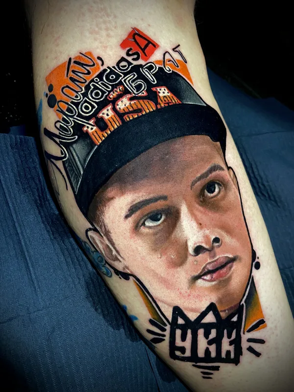 color portrait Tatuagem em forearm #78287 | Tatuador Александр Столяров