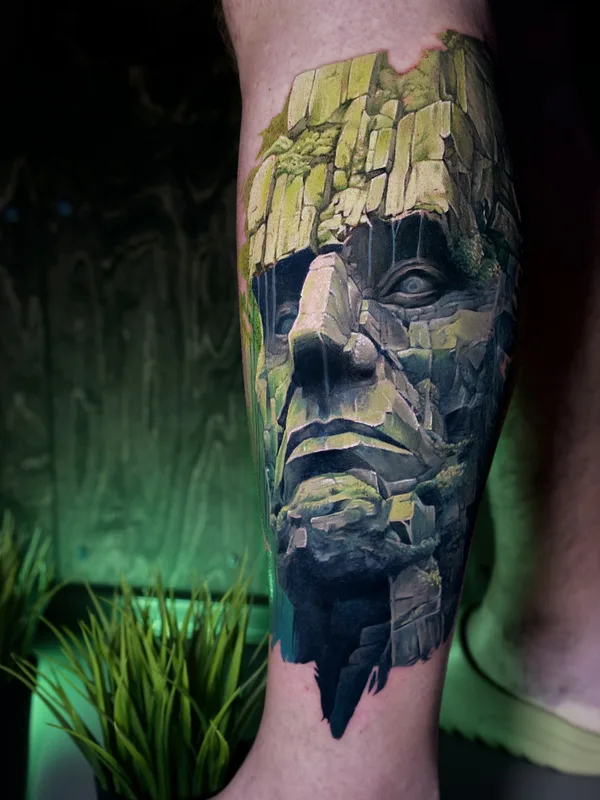 color realism татуировка на calf #78294 | Тату мастер Мурат Цергой