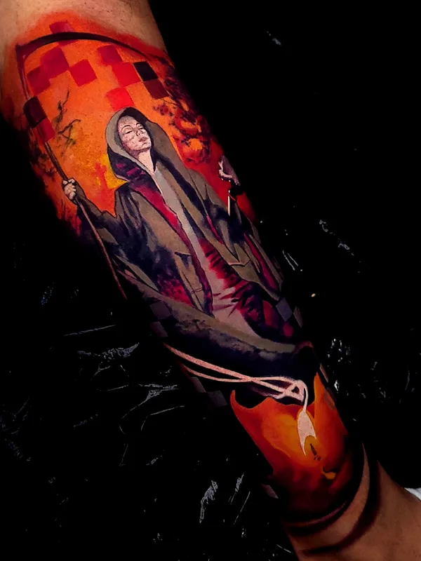 color illustrative татуировка на forearm #78320 | Тату мастер XAVIER ALVAREZ 