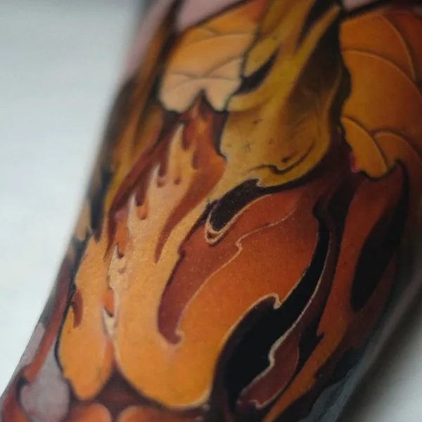 Anime tattoo by Геннадий Алмазов in Moscow