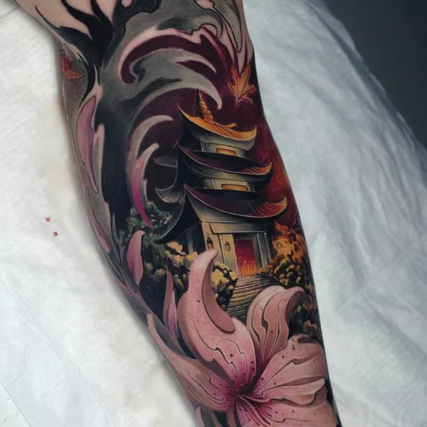 Anime tattoo by Геннадий Алмазов in Moscow