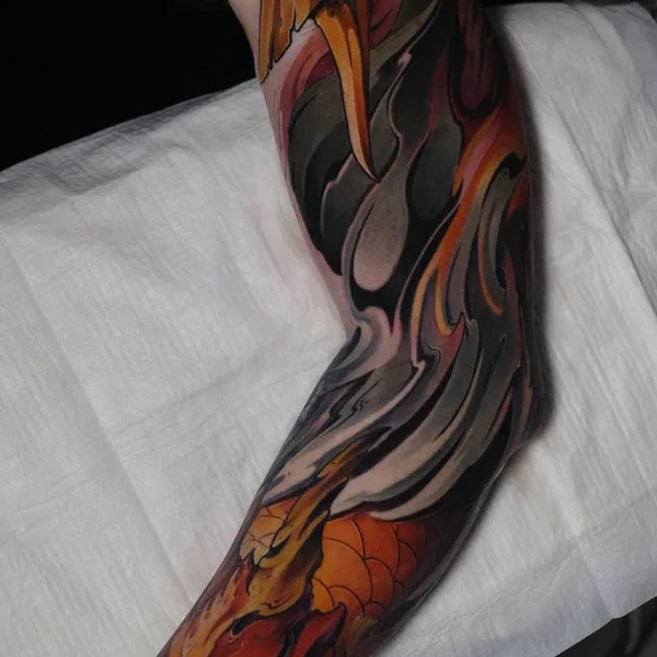 Anime tattoo by Геннадий Алмазов in Moscow